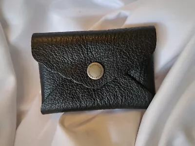 Portland Leather Goods Daisy Envelope Wallet Pouch, Black • 30€