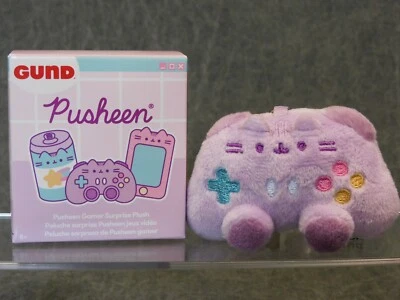 Gund NEW Pusheen PURPLE CONTROLLER Gamer Blind Box Series 24 Plush Cat - Image 1 of 4