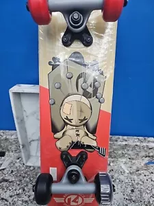 Kryptonics Locker Board Complete Skateboard 22" x 5.75", Red - Picture 1 of 3