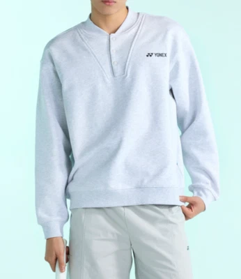 YONEX 25 S/S Unisex Tenis Sudadera Deportes Informal Top Melange Blanco 255TL002U Foto 1 de 4