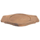 Dolsot Bowl Tray Hot Pan Trivet Stone Pot Wooden Bottom Mat Cooking Coaster