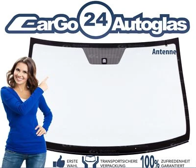 Windschutzscheibe für VW FOX 5Z1 5Z3 Frontscheibe Grün mit Antenne ab Bj 05- - Bild 1 von 2