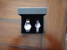 NIB LONGBO HIS AND HERS MATCHING WATCHES