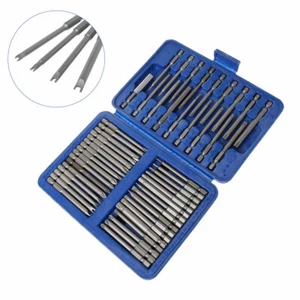 50Pcs Security Bit Screwdriver Bit Set Torx Star Pozi Hex Tamper Proof Bolts - Picture 1 of 9