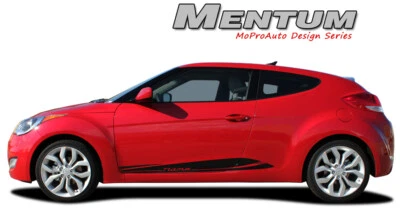 Mentum Lower Rocker Side Decal Stripes Graphic 2013-2017 FITS Hyundai Veloster - Image 1 of 3