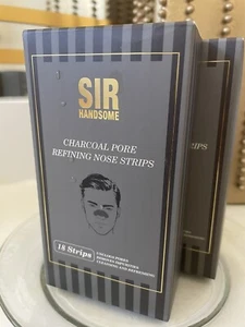 Sir Handsome Charcoal Porenverfeinernde Nasenstreifen 18 Streifen/Packung - Bild 1 von 4