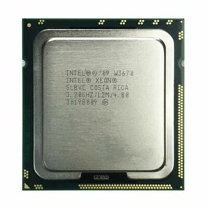 Intel Xeon W3670 CPU 3.2 GHz/12M/4.8GT/s 6-Core SLBVE LGA 1366 Processor - Picture 1 of 1