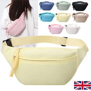 Ladies Womens Bum Bag Waist Fanny Pack Holiday Travel Wallet Money Belt Bumbag - Picture 1 of 24