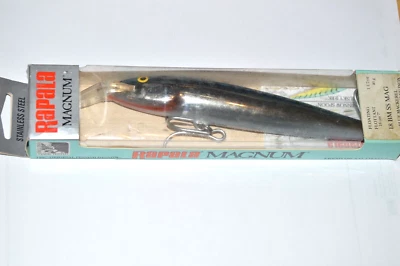 Antigua Rapala Acero Inoxidable INOX Magnum 18 bm ss mag Caballa Azul 7" Irlanda Foto 1 de 4