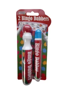 2 x Bingo Dabbers Marker Pens Non Drip Ink Dabber Set mixed colours - Picture 1 of 1