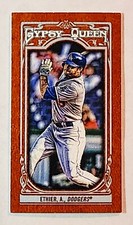 🔥🔥 2013 Topps Gypsy Queen ANDRE ETHIER Dodger Mini Leather 1/1  🔥🔥