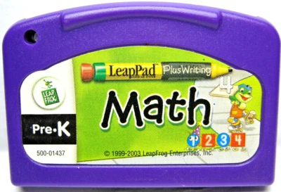 LEAPFROG LEAPPAD PLUS WRITING - PRE-K - MATH - REPLACEMENT CARTRIDGE - NICE - Image 1 of 4