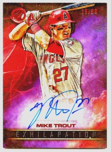 2016 Topps Legacies Of Baseball #EA-MT Mike Trout (auto) 29/50 ANGLES - Picture 1 of 2