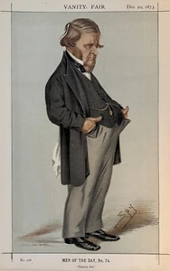 Vanity Fair Print. ''Historic Art''. Edward. Matthew Ward. Dec 20, 1873. - Picture 1 of 1