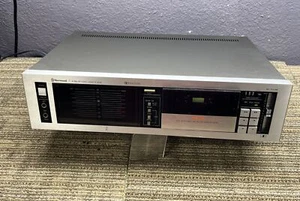 Sherwood S-150 CP Silver Metal Stereo Cassette Tape Deck AS-IS 91746 - Picture 1 of 8