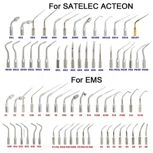 50 Types Dental Ultrasonic Scaler Tips Scaling Endo Perio G P E Fit for EMS NSK - Picture 1 of 41