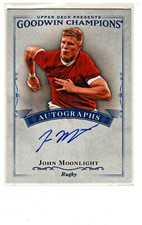 2016 Upper Deck Goodwin Champions John Moonlight #A-JM Auto BX1