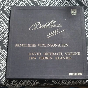 Oistrach Oborin Beethoven Violín SONATAS Philips JUEGO DE CAJA ENVÍO GRATUITO LATA EE. UU. - Imagen 1 de 10