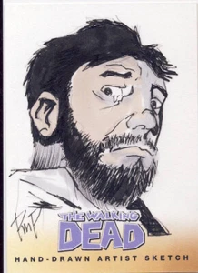 2013 Walking Dead Comic Series 2 Sketch Card unknown - Picture 1 of 1