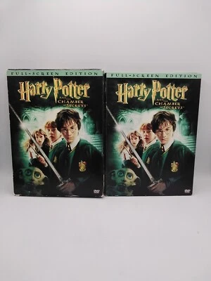 HARRY POTTER AND THE CHAMBER OF SECRETS 2-DVD Box Set Used FULL SCREEN  - Image 1 of 4
