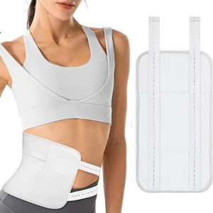 Castor Oil Pack Wrap Belt – Adjustable Reusable Wrap White Wrap Belt FC2 - Picture 1 of 7