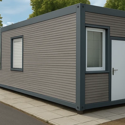 Containeranlage | Kasse | Ticketausgabe | Pfandleiher | Wache | Bürocontainer - Bild 1 von 4