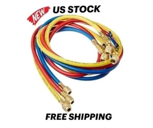 Yellow Jacket 93842 1/4" Compact Ball Valve 45° 3 Pack | HVAC Tool USA Made - Picture 1 of 3