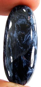 28.70 Ct Natural Blue Pietersite Loose Gemstone Cabochon Wire Wrap Stone - 27302 - Picture 1 of 2
