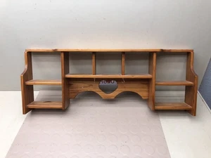 Vintage Holz Miniaturen Regal Schnick-Knack Kuriositäten Display Schattenkasten - Herz - Bild 1 von 11