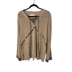 Time After Time Boho Women's Neutral Alternative Large Long Sleeve - Picture 1 of 4