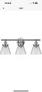 Globe Electric Parker 3 Light Chrome Vanity Light 51445 - Picture 1 of 5