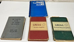 Lot of 4 Vintage Shorthand Manuels (Gregg + More) (12720RK) - Bild 1 von 10