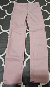 Pink Girl Jeggings Size 7Jeans Denim Skinny Pull On Pants H&M - Picture 1 of 6