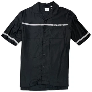 Burberry Herren Hemd mit Logo Print Schwarz S - Bild 1 von 11