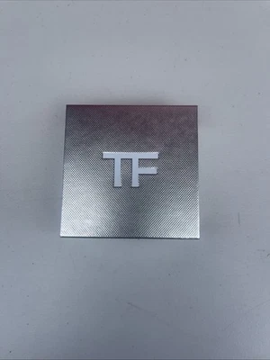 Tom Ford Extra Small Empty Gift Box – Silver 4.25” x 4.25” x 2” – Authentic Desi