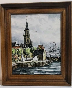 Bildplatte Delft,Fayonce/Keramik, Jan Dessens, 24x29cm,693 - Bild 1 von 4