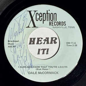 Obscure TN Rockabilly Country Blues 45 DALE McCORMACK Need Your XCEPTION hören - Bild 1 von 2