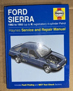 Ford Sierra 1982-93 4-Zylinder Modelle Haynes Hardcover Werkstatthandbuch #1 - Bild 1 von 7
