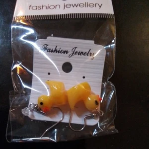 NEU MODESCHMUCK - GUMMIENTEN OHRRINGE - NAGELNEU! - Bild 1 von 1