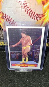 Tarjeta de lucha libre Andre the Giant - 1985 O-Pee-Chee "Battle Royal Winner" #73 - Imagen 1 de 2