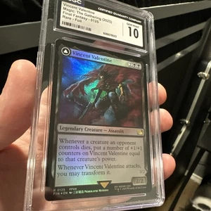 MTG Vincent Valentine (Foil) Final Fantasy 125 FFVII CGC 10 Gem Mint Pop 2 🔥 - Picture 1 of 10