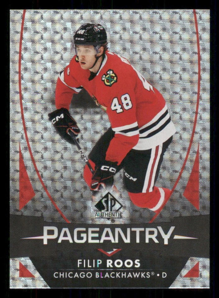 2023-24 SP Authentic Pageantry #P19 Filip Roos - Image 1 of 2