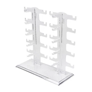 Glasses Display Stand Showcase Jewelry Holder with Base Shelf for 10 Pairs for - Picture 1 of 5
