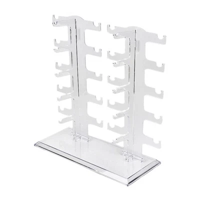 Glasses Display Stand Showcase Jewelry Holder with Base Shelf for 10 Pairs for - Image 1 of 4