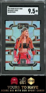 Panini Select WWE 2024 Becky Lynch PLATA PRIZM #88 POP 1 SGC 9,5 GEMA COMO NUEVO - Imagen 1 de 2