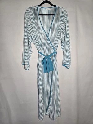 De Colección Josie By Natori Mujer Bata Kimono - Rayas Azules - Talla Pequeña Foto 1 de 4