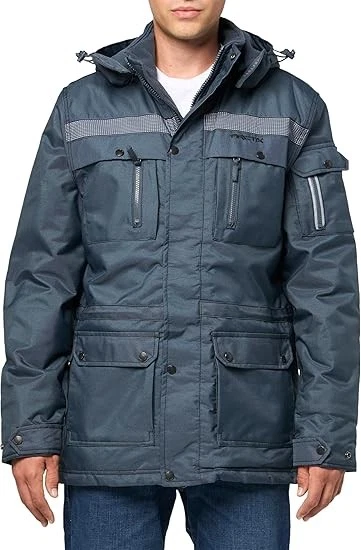 Arctix Men's Performance Tundra Jacket With Added Visibility Size XL, Steel - Image 1 of 1