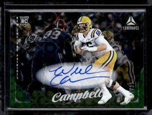2025 Panini Luminance #193 Will Campbell Base Luminance Green Auto #/25 - Bild 1 von 2