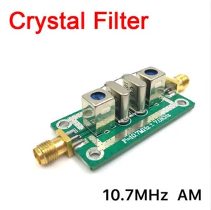 Filtro cristallo AM 10,7 MHz ± 7 KHz filtro passabanda banda stretta F oscilloscopio - Foto 1 di 4