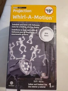 HALLOWEEN PROIEZIONE VORTICE UN MOVIMENTO SCHELETRI DI LUCE - Foto 1 di 3